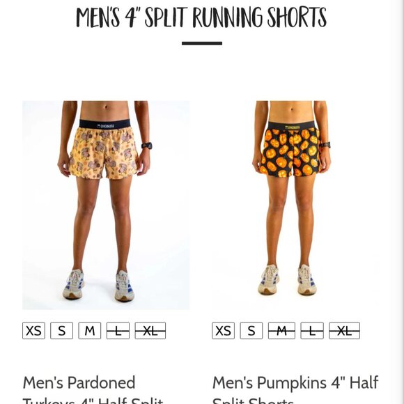 Mens Chicknlegs running shorts - Picture 2 of 4